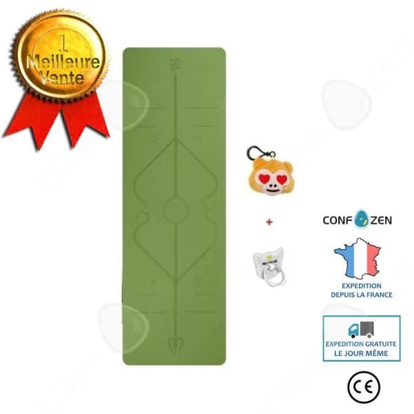 C® en yogamatta breddande yogamatta Golvmatta hem fitness yogamatta halkfri yogamatta