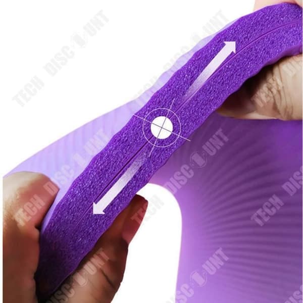 TD® Yogamatta 183 x 61 x 1,5 cm Halkfri och halkfri Vatten- och fuktbeständig Superspänstig träningsmatta