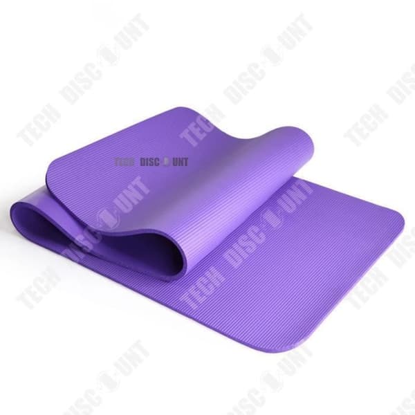 TD® Yogamatta 183 x 61 x 1,5 cm Halkfri och halkfri Vatten- och fuktbeständig Superspänstig träningsmatta