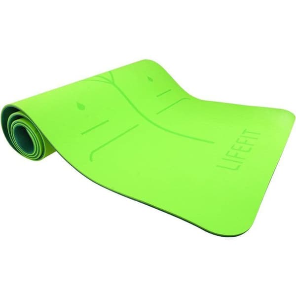 Lifefit Yogamatta LOTOS DUO, 183x58x0,6cm, grön