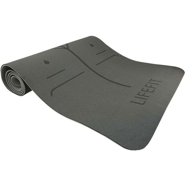 Lifefit Yogamatta LOTOS DUO, 183x58x0,6cm, svart