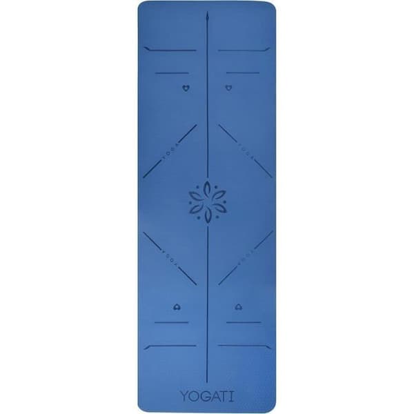 Tjock Yogamatta Yogati Blå 183x61x0.61 cm