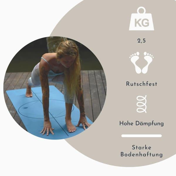 Golvmatta - gymmatta - yogamatta Punima - 1