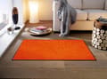 Miniatyrbild 2 av 3: Matta - Design - Orange - 75 x 120 cm - 100% polyamid - Kvalitet Wash &amp; Dry