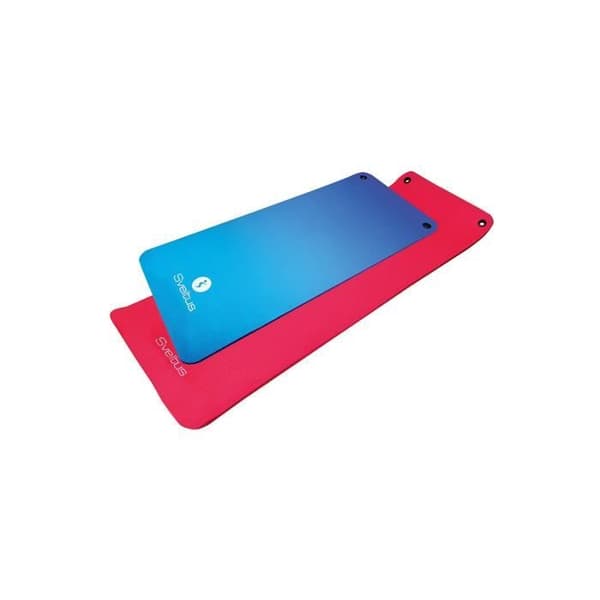 SVELTUS Evolution barfota fitnessmatta röd 180x60 cm - tjocklek 15 mm - med bärhandtag