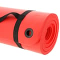 Miniatyrbild 4 av 5: SVELTUS Evolution barfota fitnessmatta röd 180x60 cm - tjocklek 15 mm - med bärhandtag
