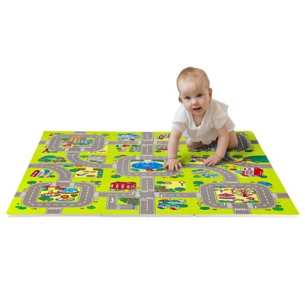 Barnmatta - NILS - Extreme MD02 - Pedagogiskt pussel - EVA-skum - 90x90 cm