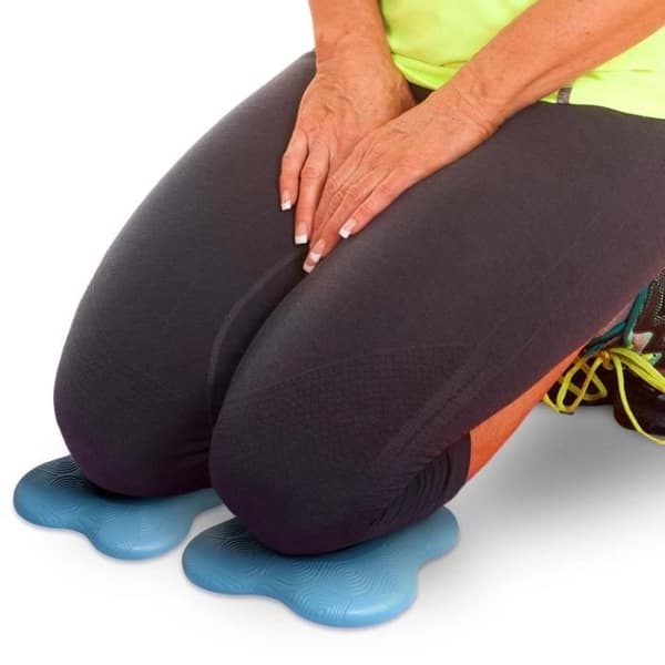 CampTeck U7220 Yoga Knästöd - Blå - Stöd för armbåge, handled - Mjukt PU-skum - Fitness