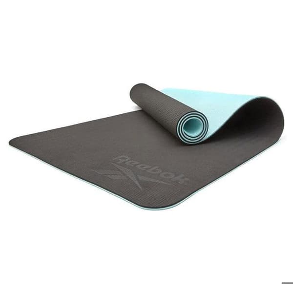 Reebok dubbelvikt yogamatta - 6mm - Blå