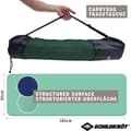 Pikkukuva 2 / 5: Joogamatto - FITNESS - SCHILDKRÖT - 180 x 61 cm - 4 mm - Laukku mukana - Vihreä / Sininen