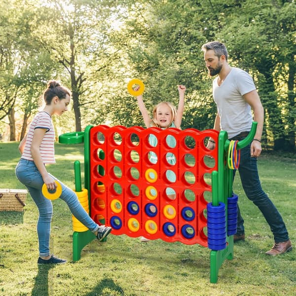 Jättipelin setti, 2,5 jalkaa 4-to-Score, 33x13x30 tuumaa, vihreä/sininen