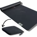 Miniatyrbild 1 av 2: Punima - 1 - RPET Resor yogamatta 2 i 1 + handduk, extra tunn och lätt (0, mm tjock, 4 kg) - Fällbar