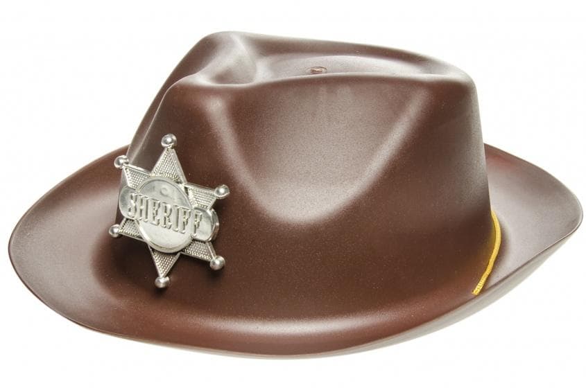 cowboyhatt junior 30 cm brun