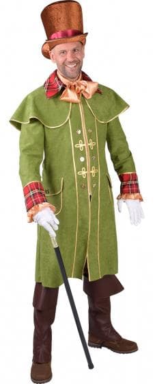 kostym coachman herr polyester grön storlek XL