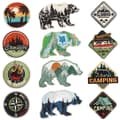 Miniatyrbillede 1 af 4: INF Broderede patches-klistermærker i 12 dele