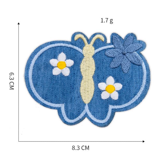 INF Brodeerattu Patch 6-osainen setti
