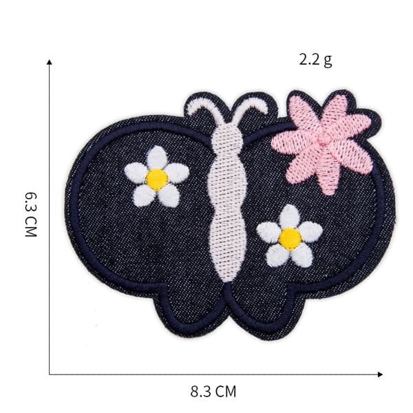 INF Brodeerattu Patch 6-osainen setti