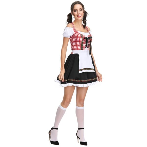 INF Maid Outfit, Scenkostymer - Bekvämt polyestertyg 0