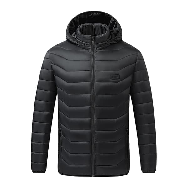 INF Uppvärmd Jacka med Dual Control och 9 Värmezoner - Svart 5XL