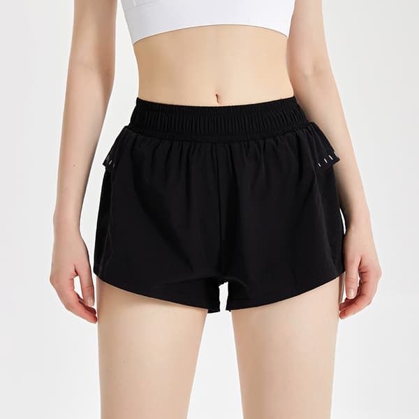 INF Yoga Shorts, Fugttransporterende Stof