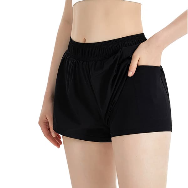INF Yoga Shorts, Fugttransporterende Stof