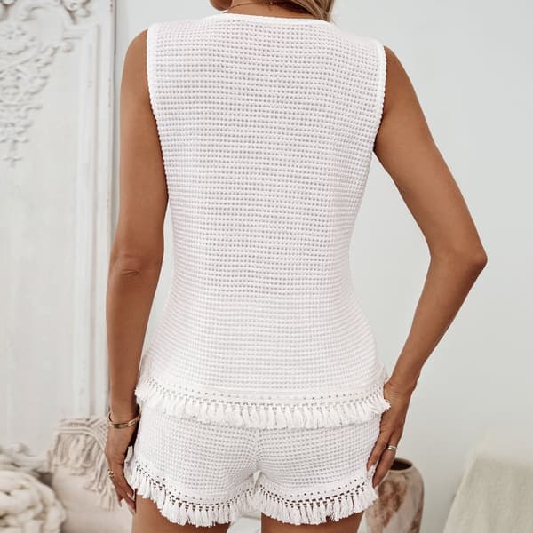 INF Plus-kokoinen oloasu, rento toppi ja shortsit