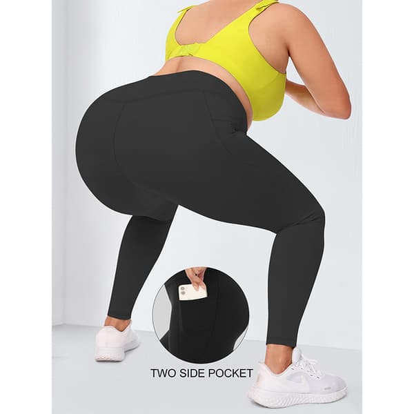 INF Høje Yogabukser - Sort