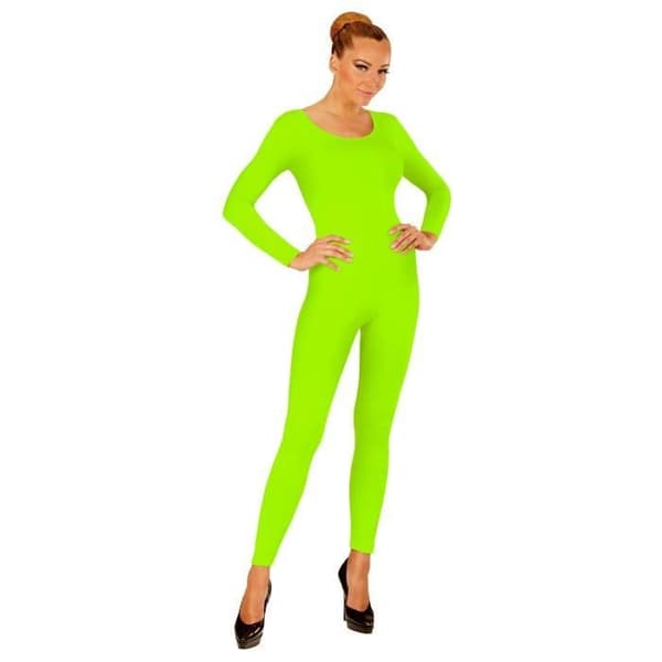 Justaucorps - Ej specificerad - Neon grön - Långa ärmar - Storlek S/M - Stretchig