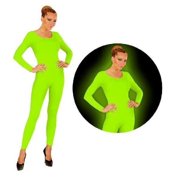 Justaucorps - Ej specificerad - Neon grön - Långa ärmar - Storlek S/M - Stretchig