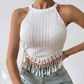 Miniatyrbillede 5 af 6: INF Elegant Tassel Vest - Stilfuld & Chic  L