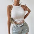 Miniatyrbillede 1 af 6: INF Elegant Tassel Vest - Stilfuld & Chic  XL