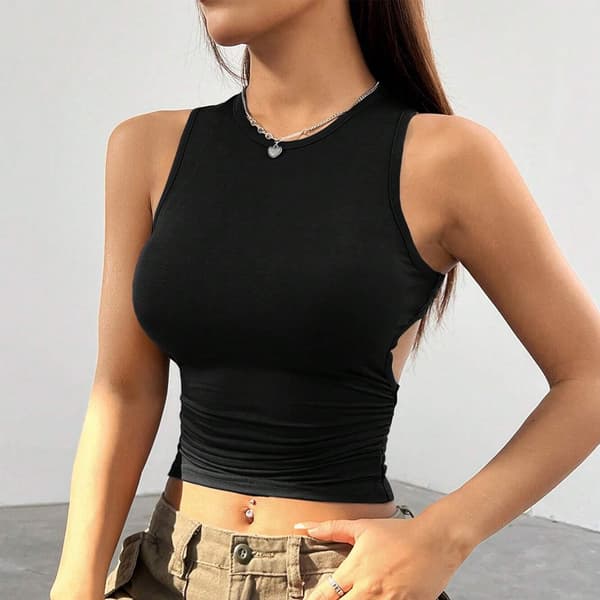 INF Ärmlös Tank Top - Figursydd Design  M