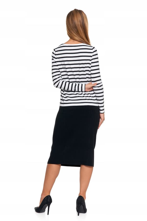 Pennkjol Dam Midikjol Randig Elegant MORAJ S