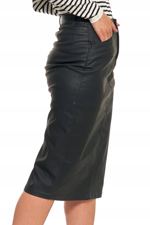 Dampennkjol Vaxad, figurnära, elegant kjol MORAJ L