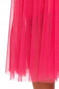 Miniatyrbild 8 av 11: Dam Tyllkjol Elegant MIDI Modern Luftig Rosa TYLL MORAJ S/M