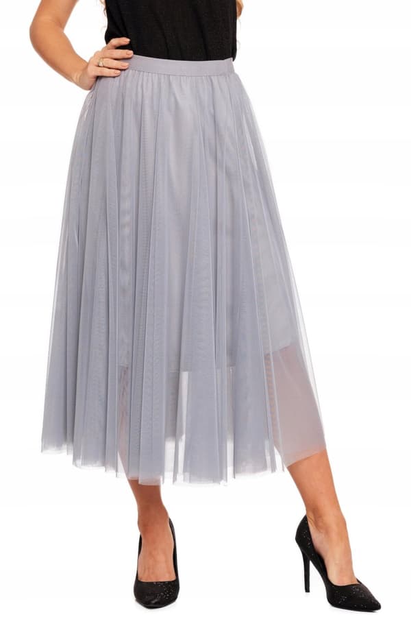 Elegant tylnederdel dame MIDI Moderigtig let luftig tyl MORAJ S/M