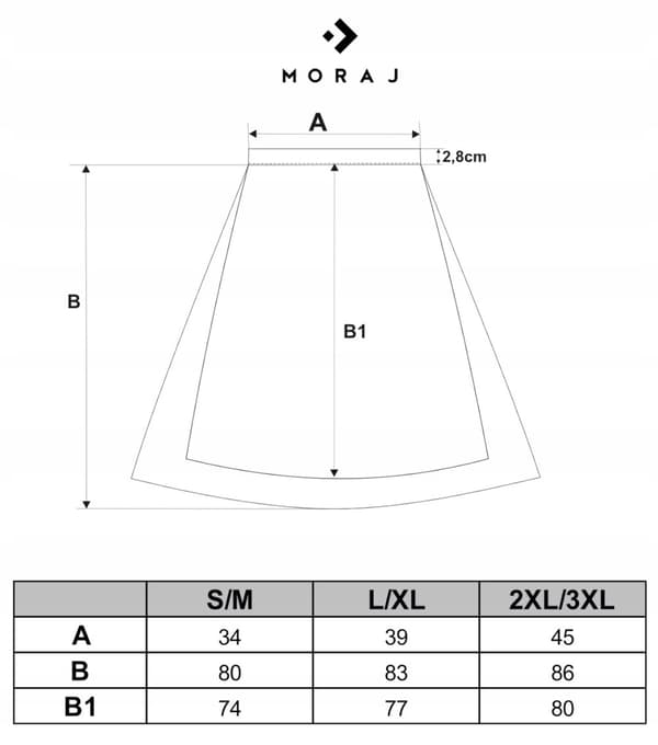 Tidløs tylnederdel til kvinder Elegant sort luftig MORAJ L/XL