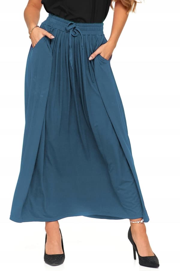 DAMMAKSKILT Elegant med resårband och fickor Viskos MORAJ XL