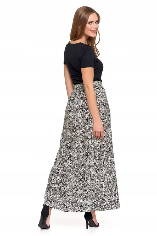Maxikjol med slits Damlång kjol Luftig Modern MORAJ XL
