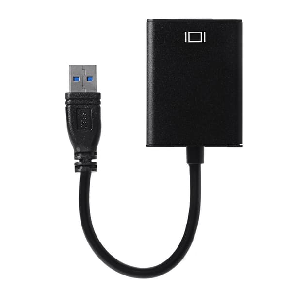 USB 3.0 til HDMI Adapter - Sort