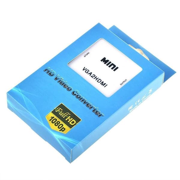 VGA TIL 1080p HDMI Adapter