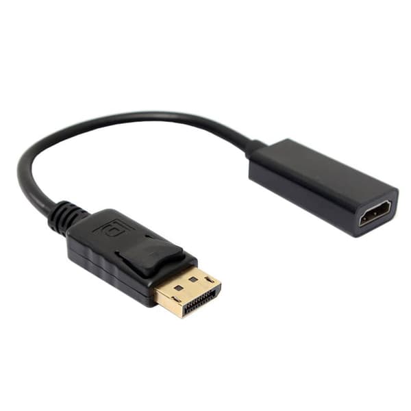 DisplayPort til HDMI - Adapter - Sort