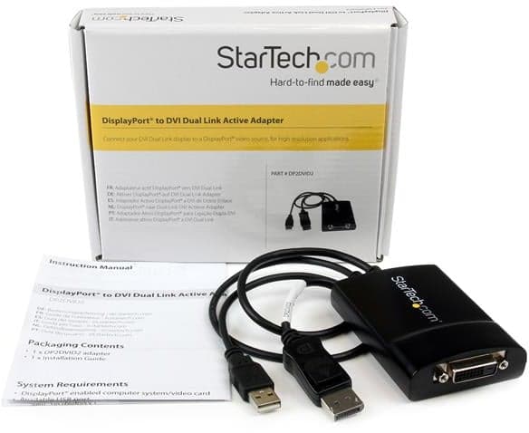 Startech Adapter Displayport Ha Till Dvi D Ho 144hz Cdon Startech Adapter Displayport Ha Till Dvi D Ho 144hz Cdon