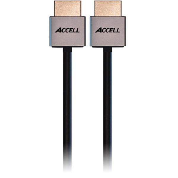 ACCELL ProULTRA Thin, HDMI-kabel, HDMI High Speed with Ethernet, 19-pi