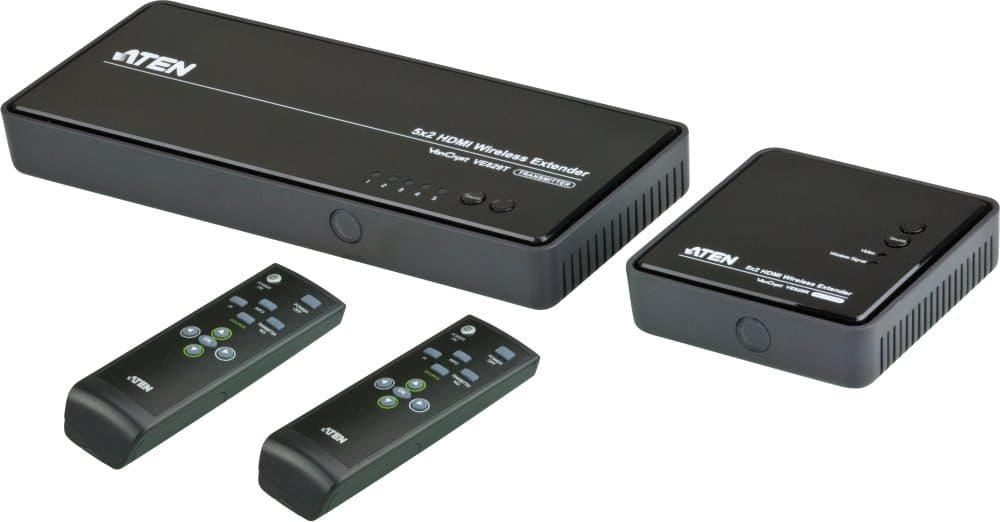 ATEN trådløs HDMI overførsel, overfører billed, ly d og IR fra op