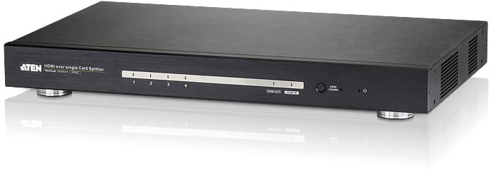 ATEN 4-ports HDMI-splitter, 1 enhed til 4 skærme via Cat5e, 4xRJ, UHD
