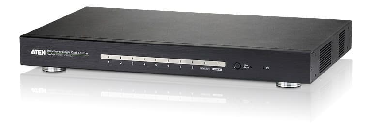 ATEN HDMI-splitter, 1 enhed til 8 skærme via Cat5e, 8xRJ45, UHD, 3D,