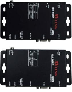 AV Link HDMI over Ethernet Extender, 100m, Cat5, pass-through, black