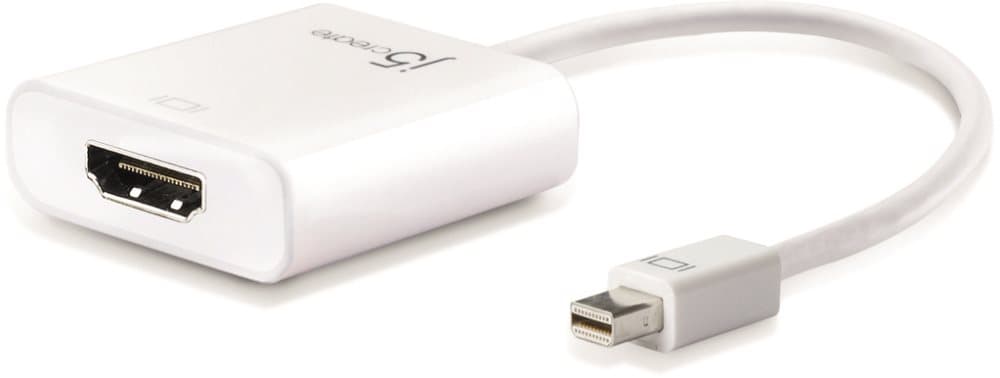j5 create Mini DisplayPort til HDMI kabel - 20-pin han - HDMI 19-pin h