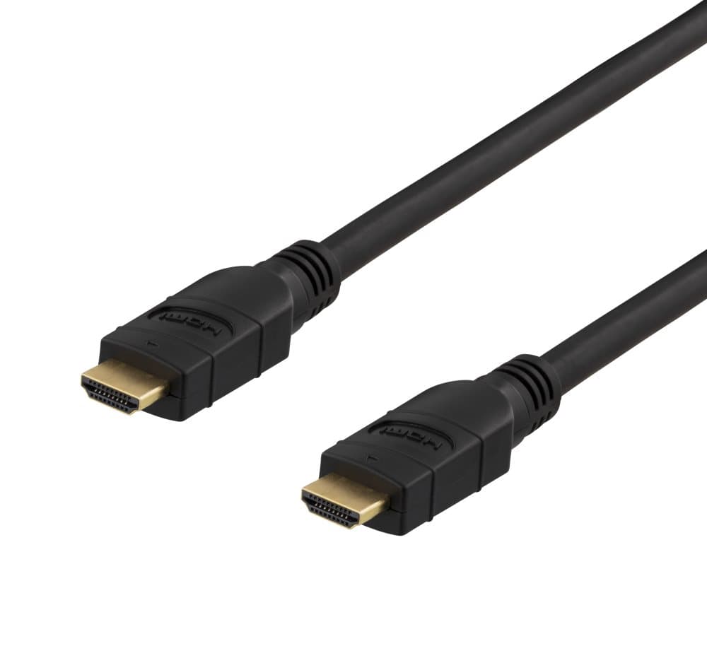 DELTACO PRIME active HDMI cable, 5m, 4K 60Hz, Spectra, black